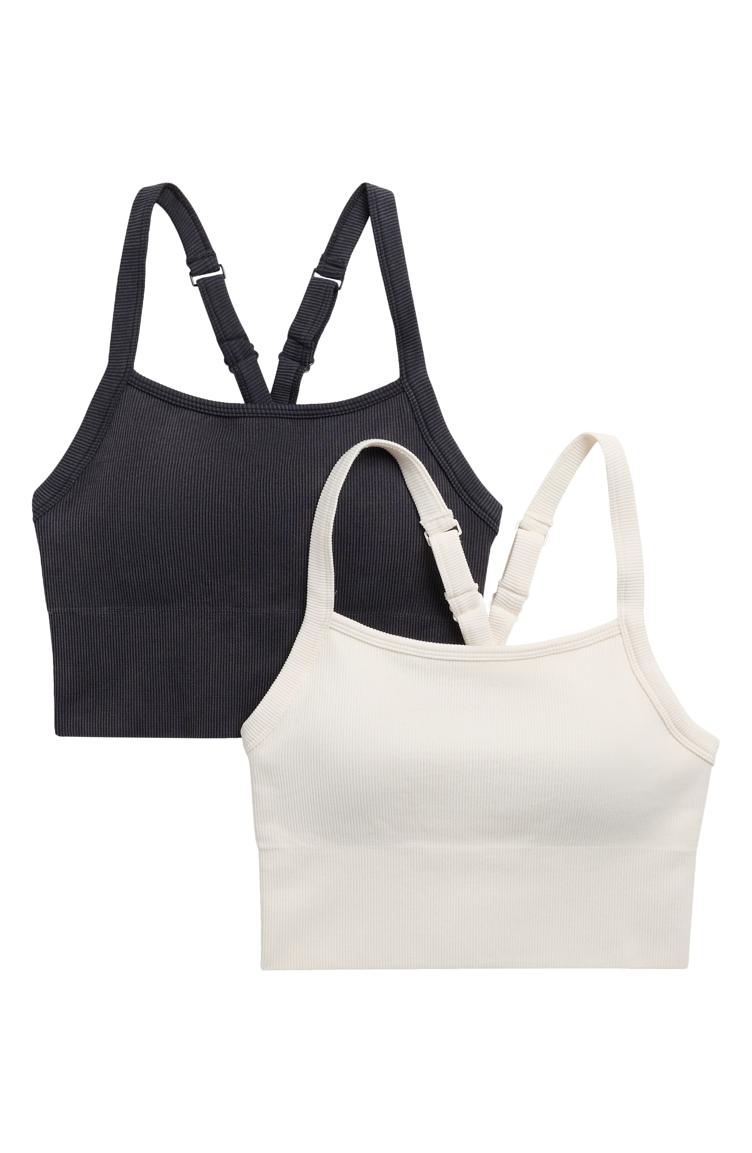 YOGALICIOUS Stonewash 2-Pack Seamless Sports Bras