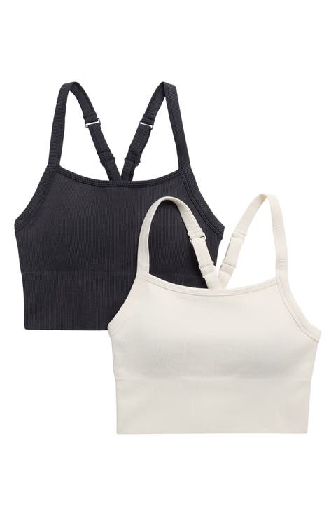 Stonewash 2-Pack Seamless Sports Bras