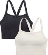 YOGALICIOUS Stonewash 2-Pack Seamless Sports Bras