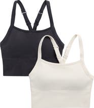 YOGALICIOUS Stonewash 2-Pack Seamless Sports Bras