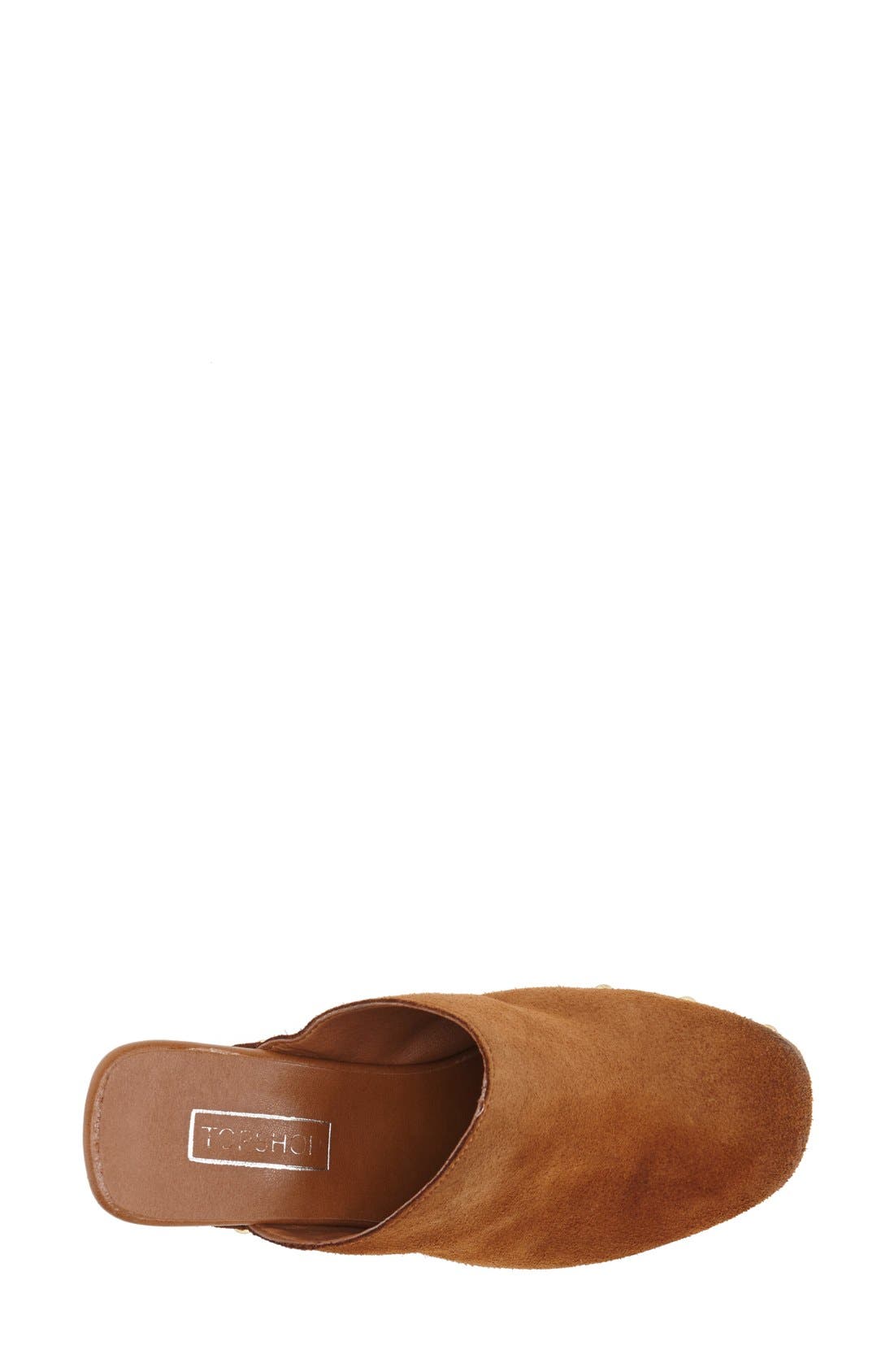 'Smock' Platform Clog, Alternate, color, TAN