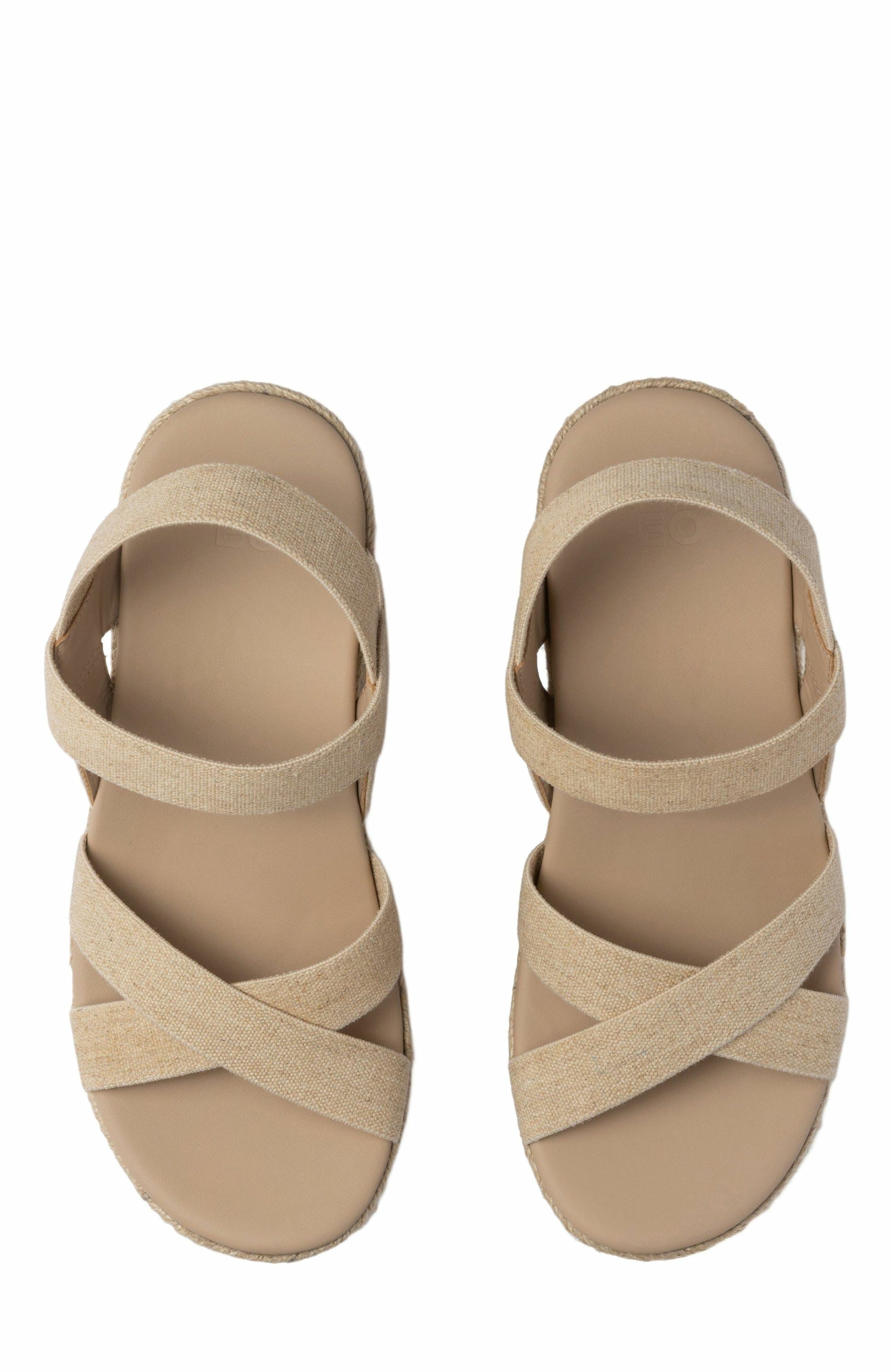 ABEO Riviera Stretch Sandal, Alternate, color, Linen - Regular