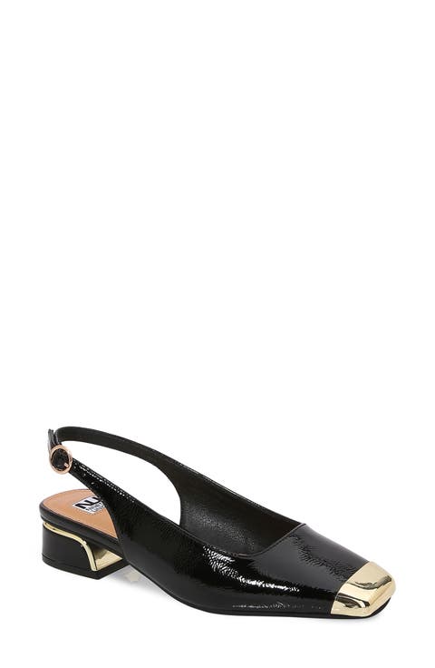 Empress Tipped Slingback Pump (Women)
