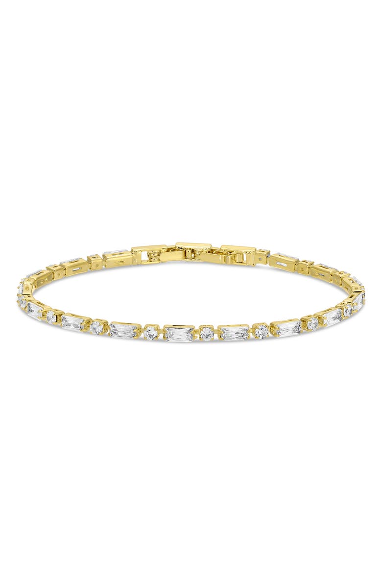 EYE CANDY LOS ANGELES Eliza CZ 2-Pack Assorted Bracelets, Alternate, color, Gold