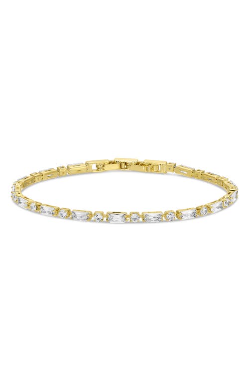 Eye Candy Los Angeles Eliza Cz 2-pack Assorted Bracelets In Gold