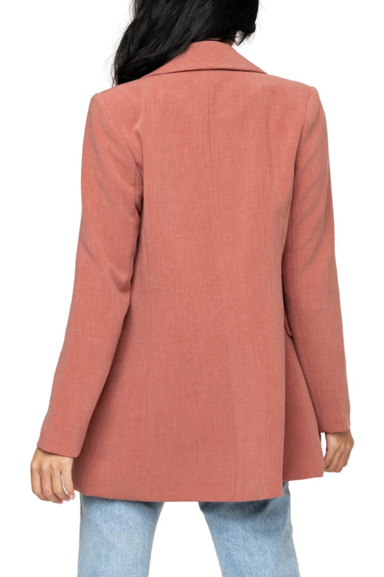 Double Breasted Blazer, Alternate, color, MARSALA