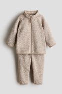 H&M 2-piece Knit Fleece Set