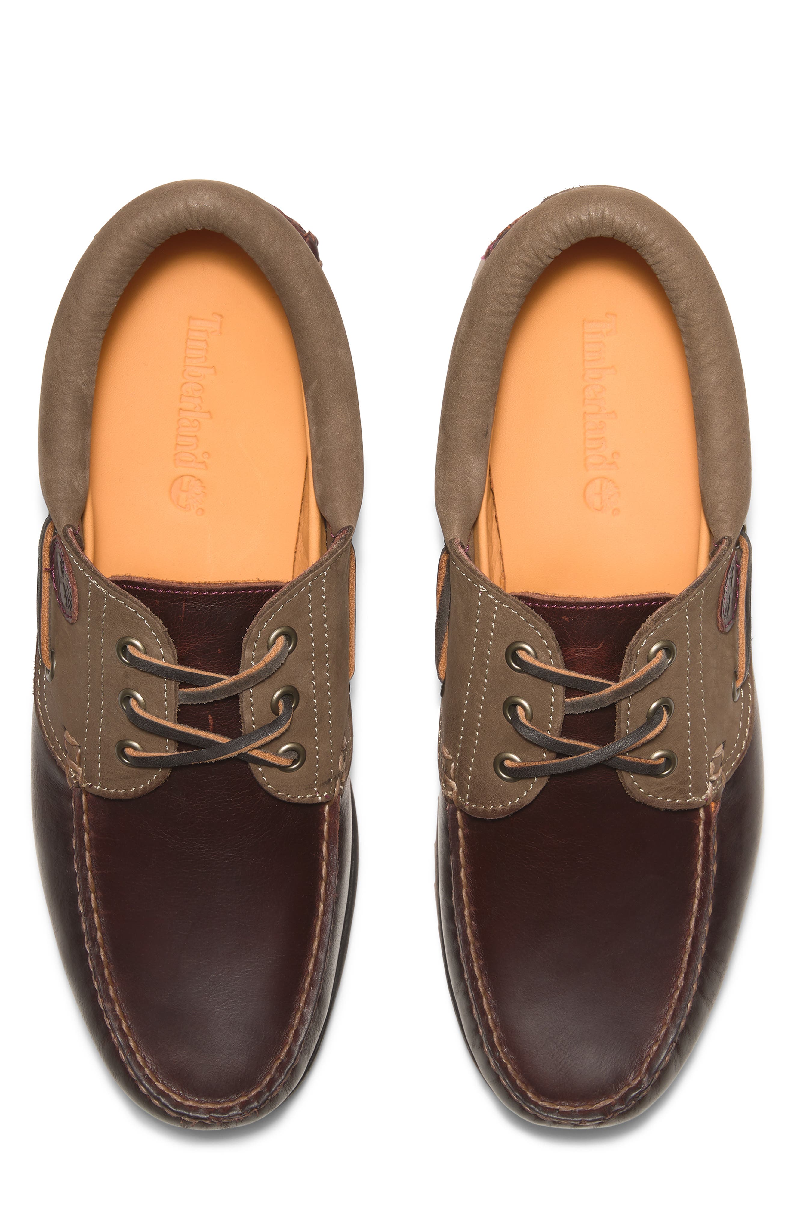 Timberland Authentic Boat Shoe, Alternate, color, Burgundy Full Grain