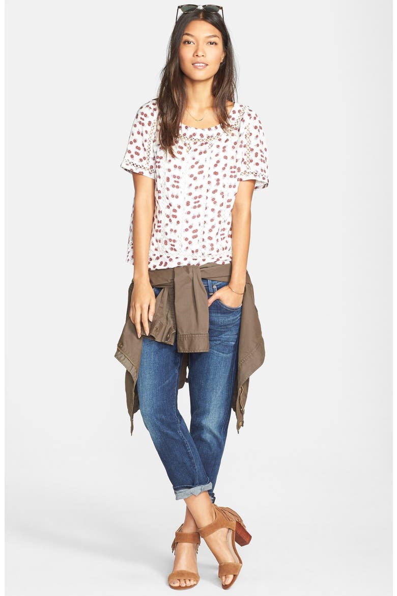 Emerson Slim Boyfriend Jeans, Alternate, color, BLUE RIDGE