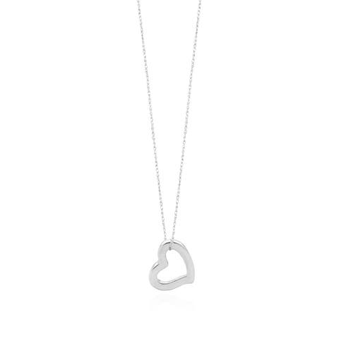 Gold Open Heart Necklace