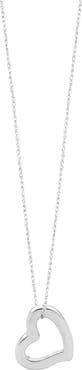The Lovery Fine Jewelry Gold Open Heart Necklace