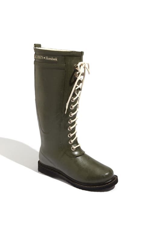 Ilse Jacobsen Rubber Boot in Army 