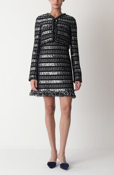 Giambattista Valli Sequin & Metallic Tweed Crop Jacket | Nordstromrack