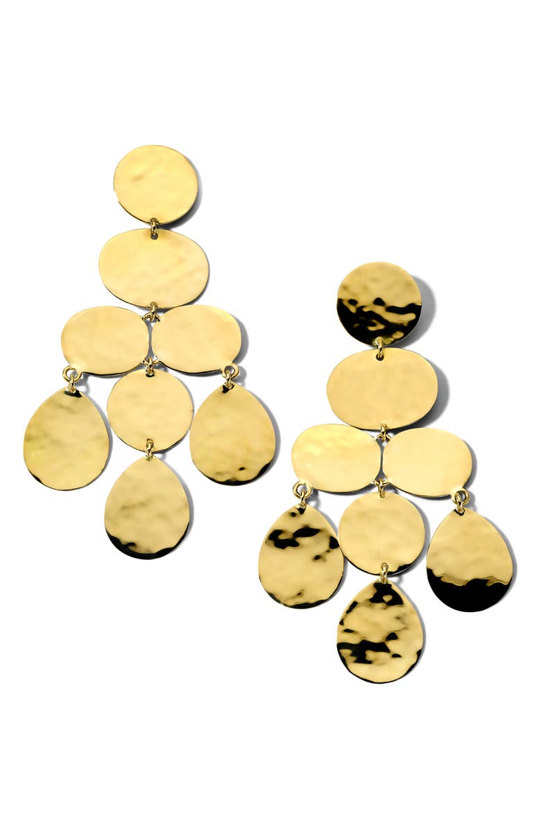 Ippolita Classico Crinkle Small Chandelier Earrings, Main, color,
