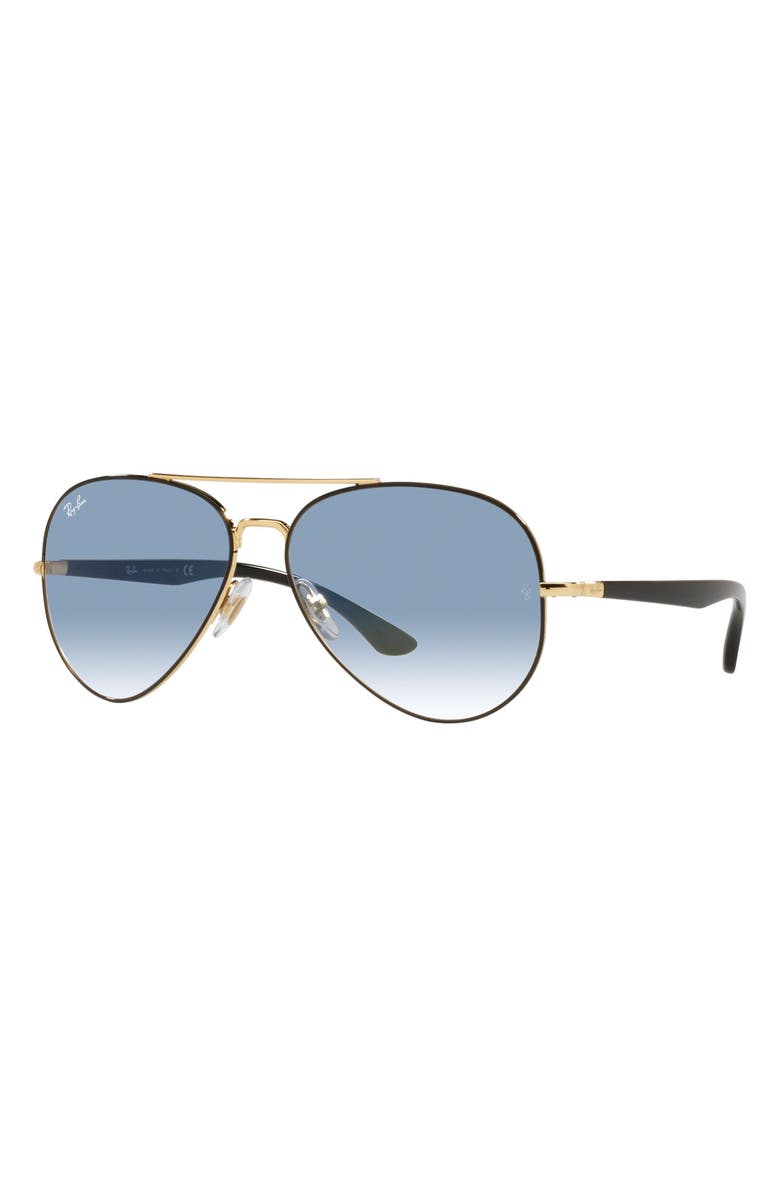 Ray-Ban 58mm Aviator Sunglasses, Alternate, color,