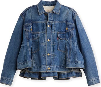 Levi's® X Sacai Women's Denim Jacket - Dark Wash | Levi's® US