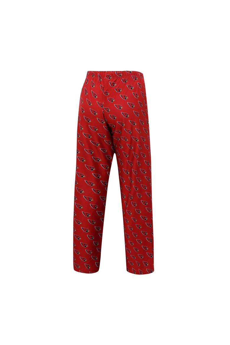 Women's Concepts Sport Cardinal Arizona Cardinals Gauge Allover Print Sleep Pants, Alternate, color, Cardinal