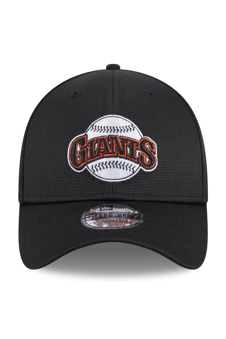 Men's New Era  Black San Francisco Giants 2024 Batting Practice 39THIRTY Flex Hat, Alternate, color, Black