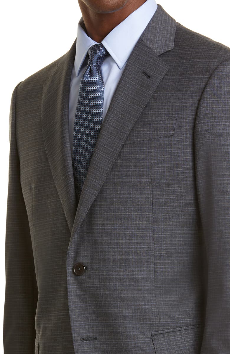 Emporio Armani G-Line Stretch Virgin Wool Suit, Alternate, color,