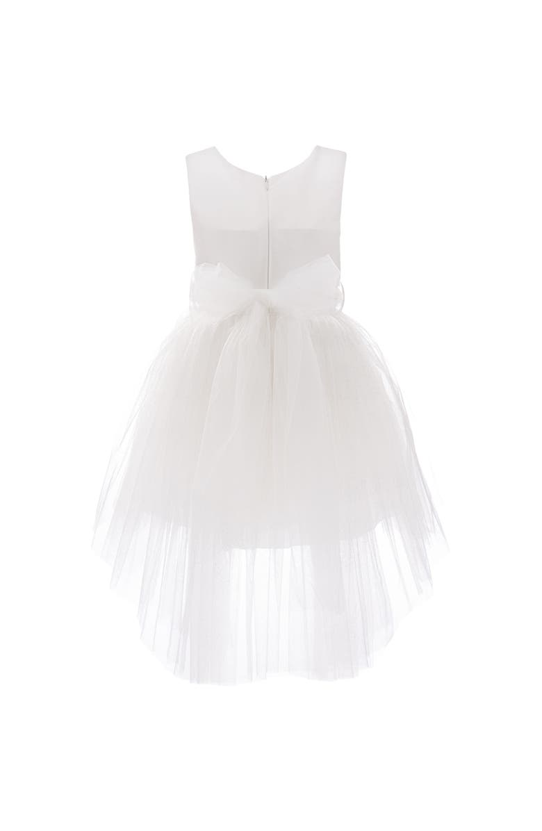 Tulleen Sabrina Dress, Alternate, color, White