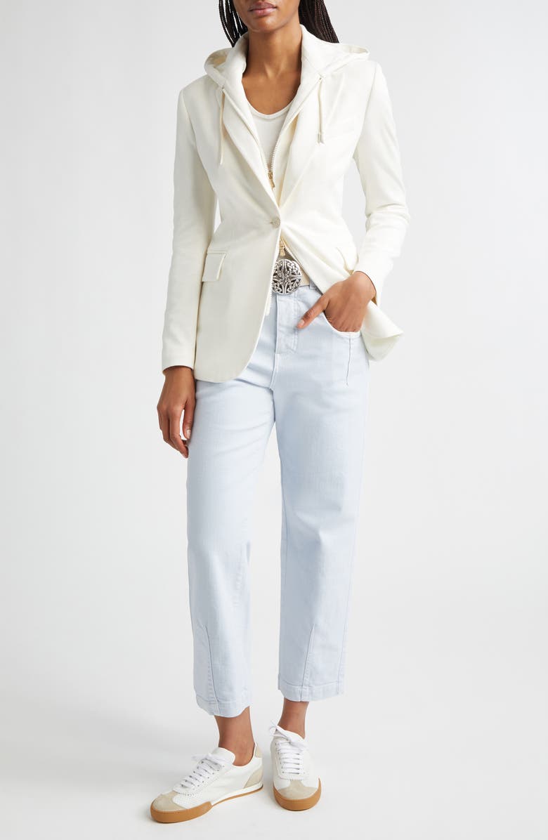 Eleventy Ankle Straight Leg Jeans, Alternate, color, Blue