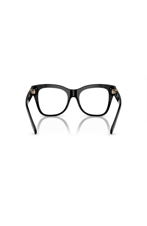 Burberry 52mm Square Optical Glasses In Black