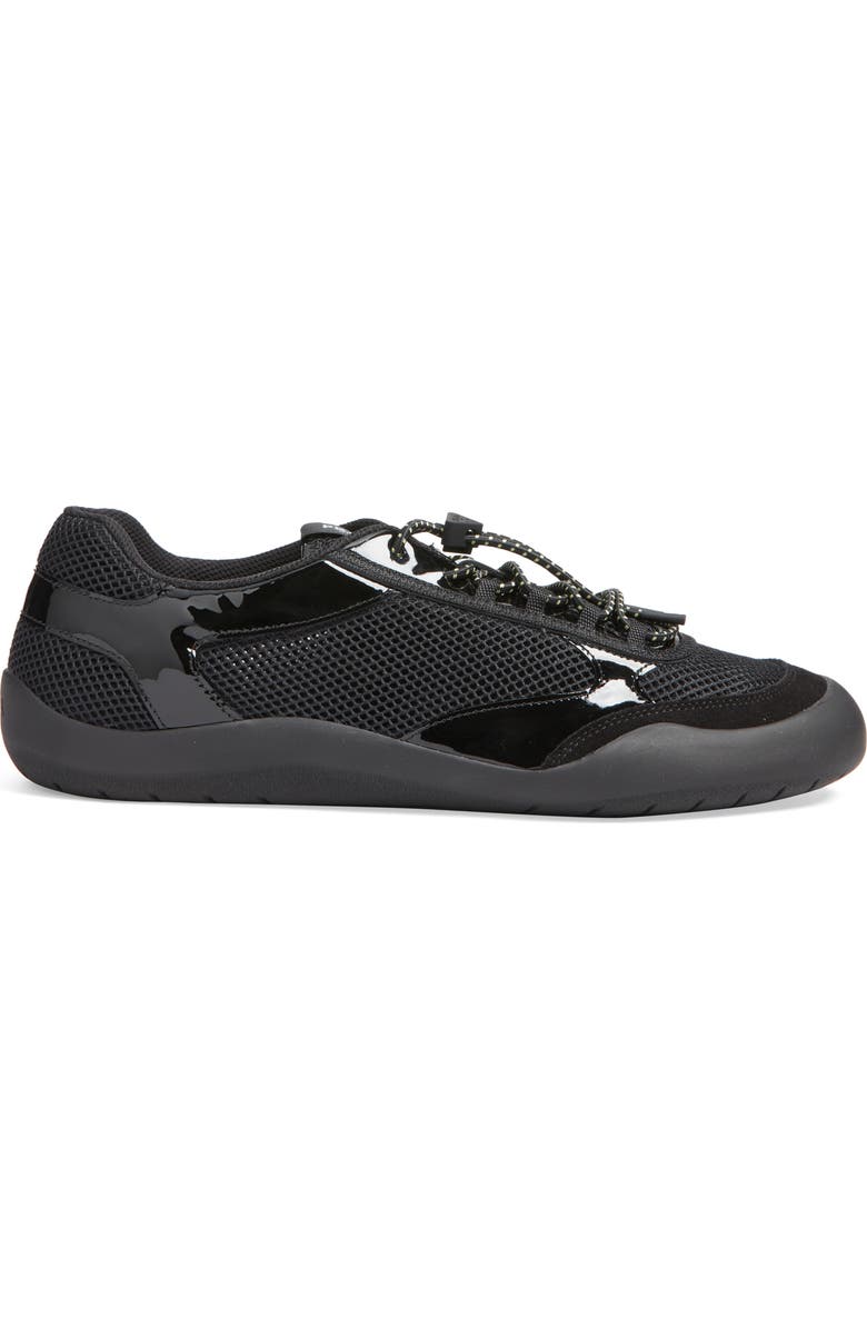Prada Speedrock Mixed Media Sneaker, Alternate, color, Nero