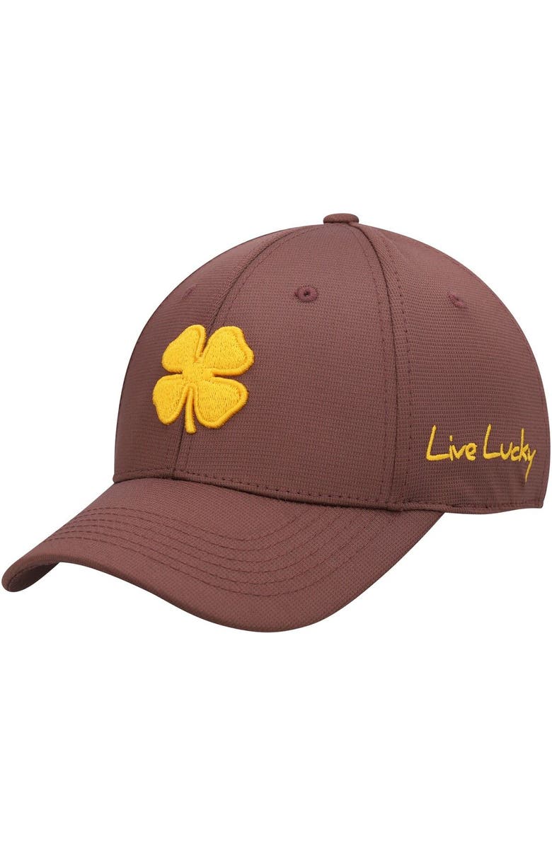 Black Clover Men's Brown Wyoming Cowboys Spirit Flex Hat, Alternate, color,