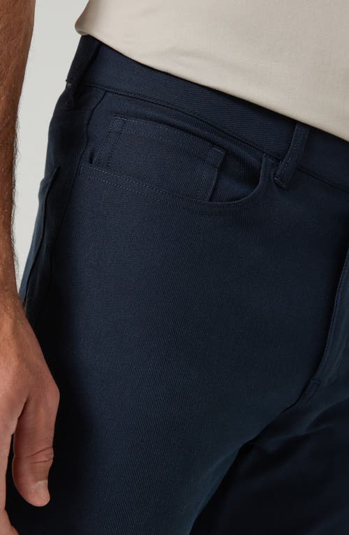 7 Diamonds Baron Straight Leg Stretch Twill 5-pocket Pants In Blue