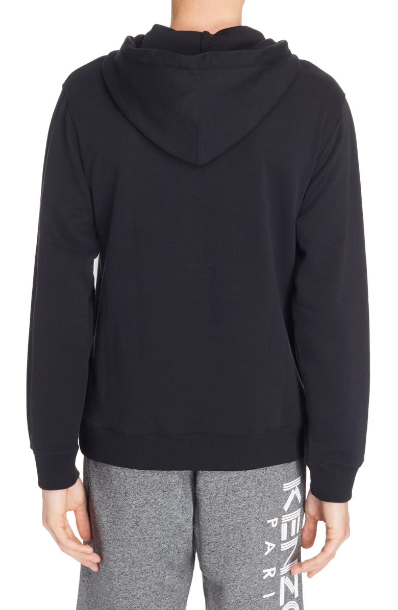 KENZO Cursive Logo Graphic Hoodie, Alternate, color, 