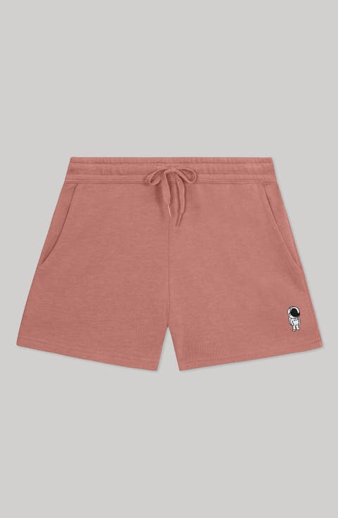 Womens Astronaut Midweight Washed Fleece Shorts