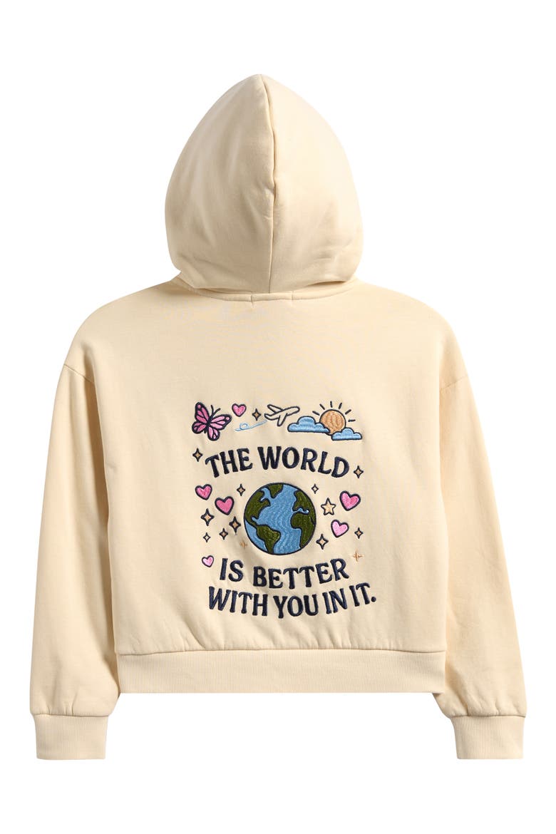 Kids' The is Better Youth Hoodie, Alternate, color, CREAM