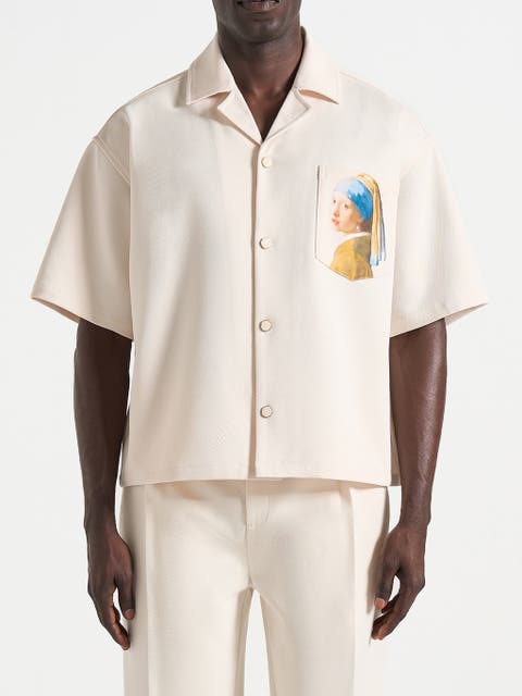 Stephane "A Girl With A Pearl Earring" Boxy Shirt