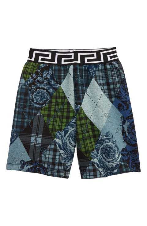 Kids' Barocco Argyle Neoprene Shorts (Little Boy & Big Boy)