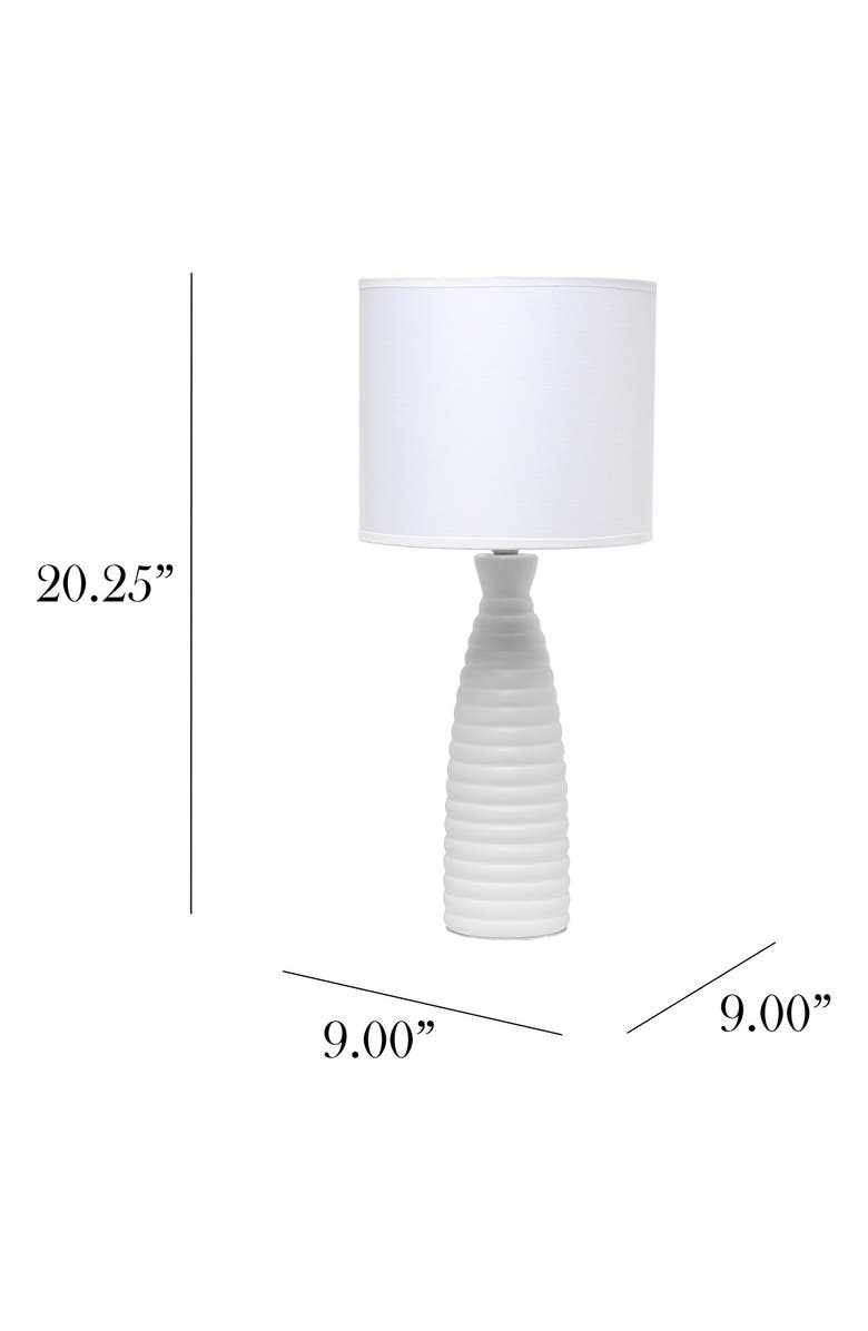 LALIA HOME Off-White Bottle Table Lamp, Alternate, color,