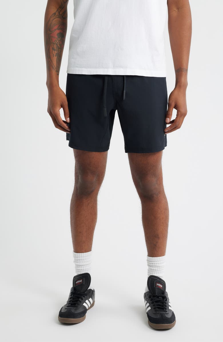 SANTO STUDIO Tempo Tech Shorts, Main, color, Black