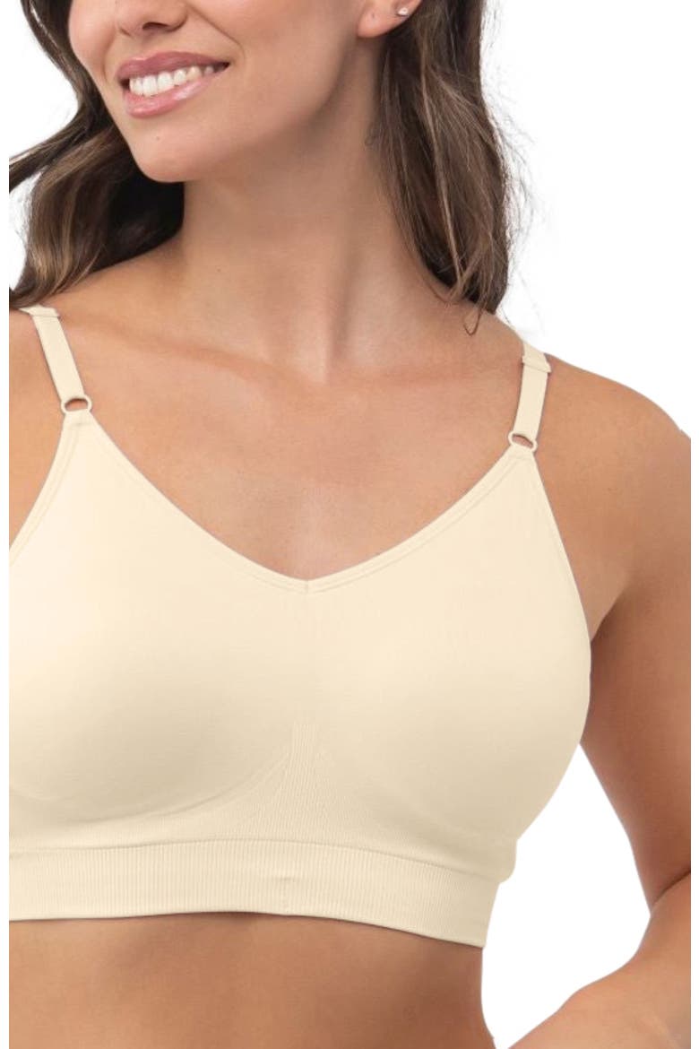 Full Coverage Comfort Bra, Alternate, color, Sand