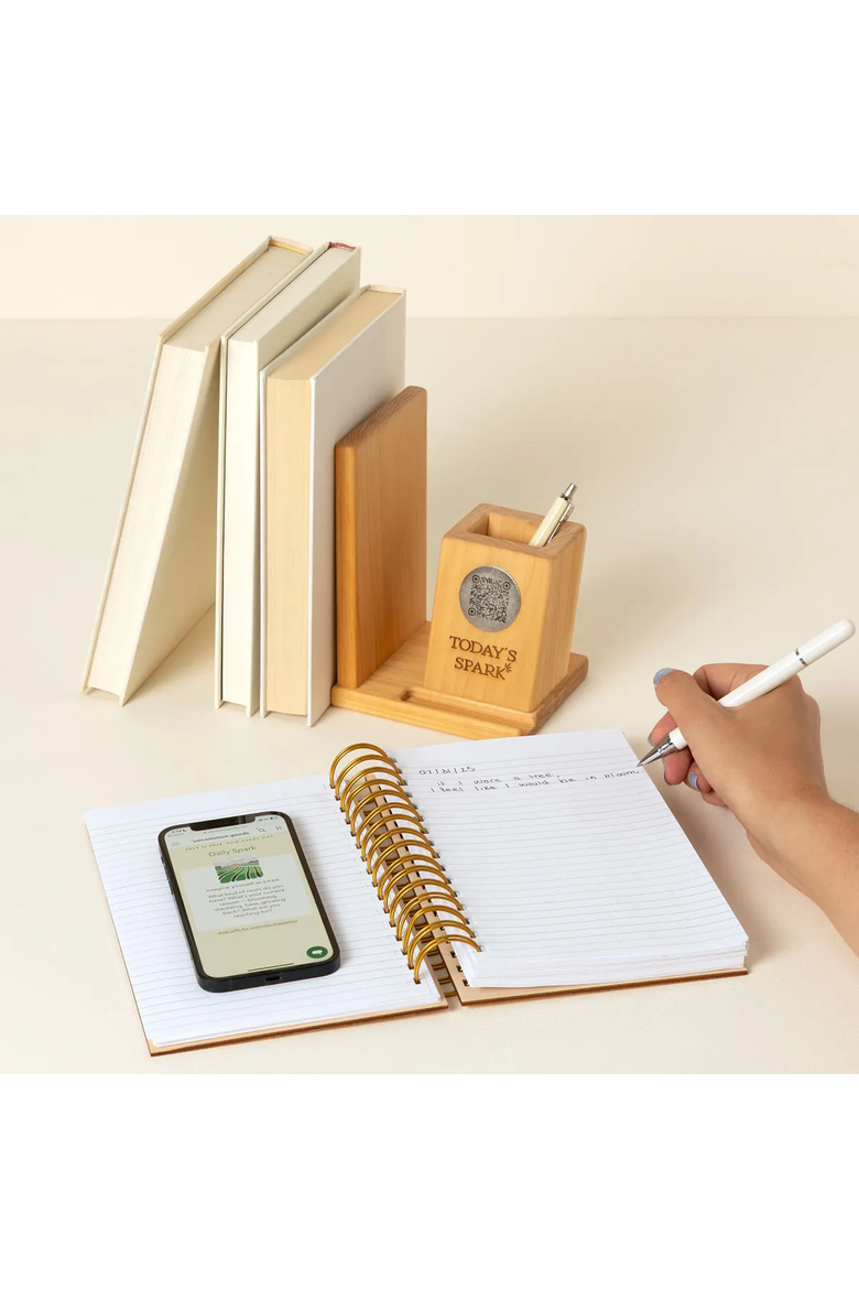 Daily Spark QR Prompted Journaling Set, Main, color, Multi