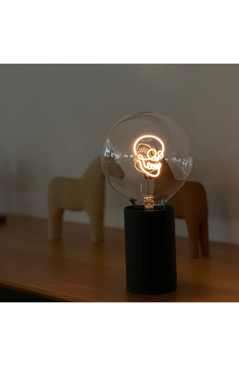 MITB Skull Portable Table Lamp, Alternate, color, Gold