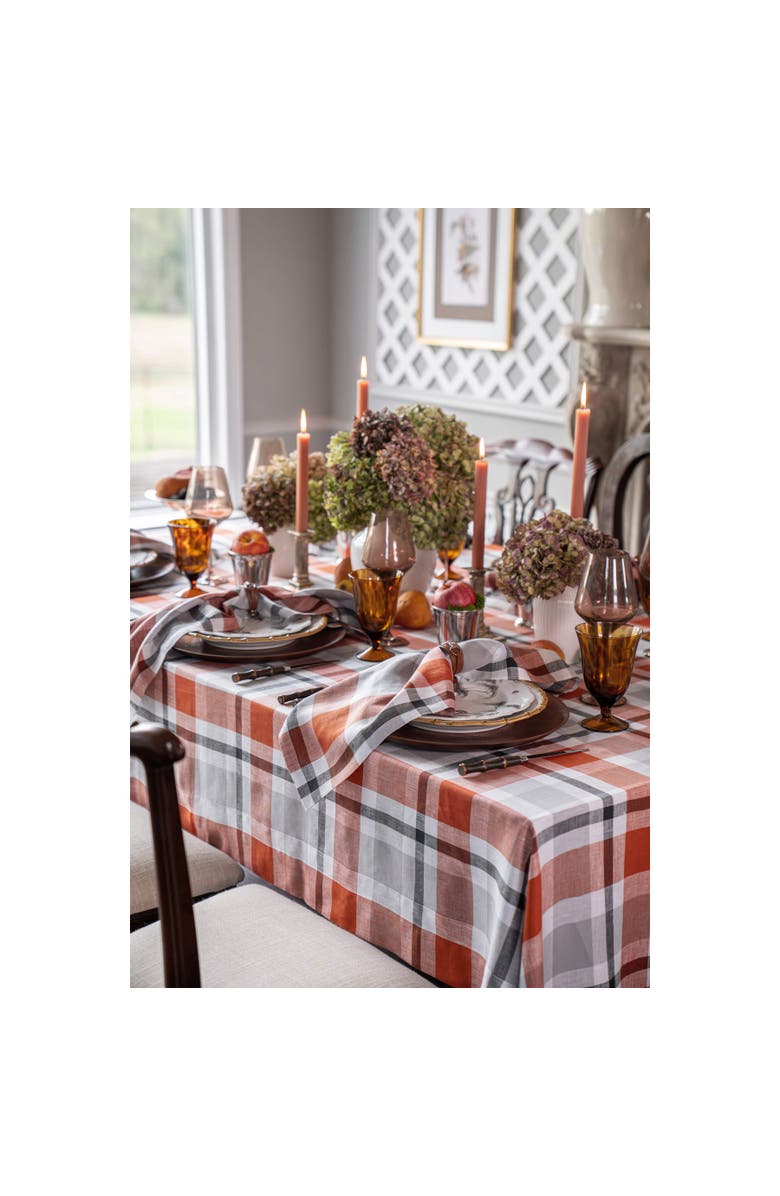 Solino Home Linen Tablecloth - Fall Buffalo Check, Alternate, color,