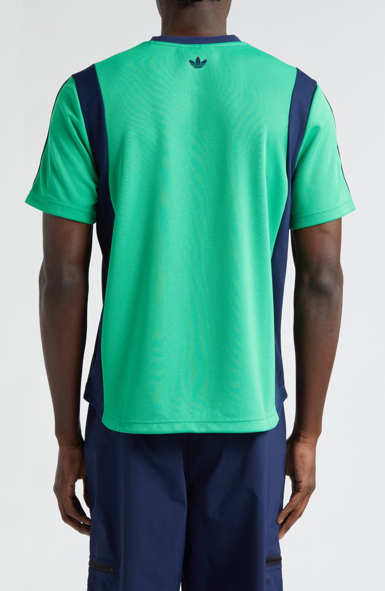 ADIDAS X WALES BONNER x Wales Bonner 3-Stripes Recycled Polyester T-Shirt, Alternate, color, 