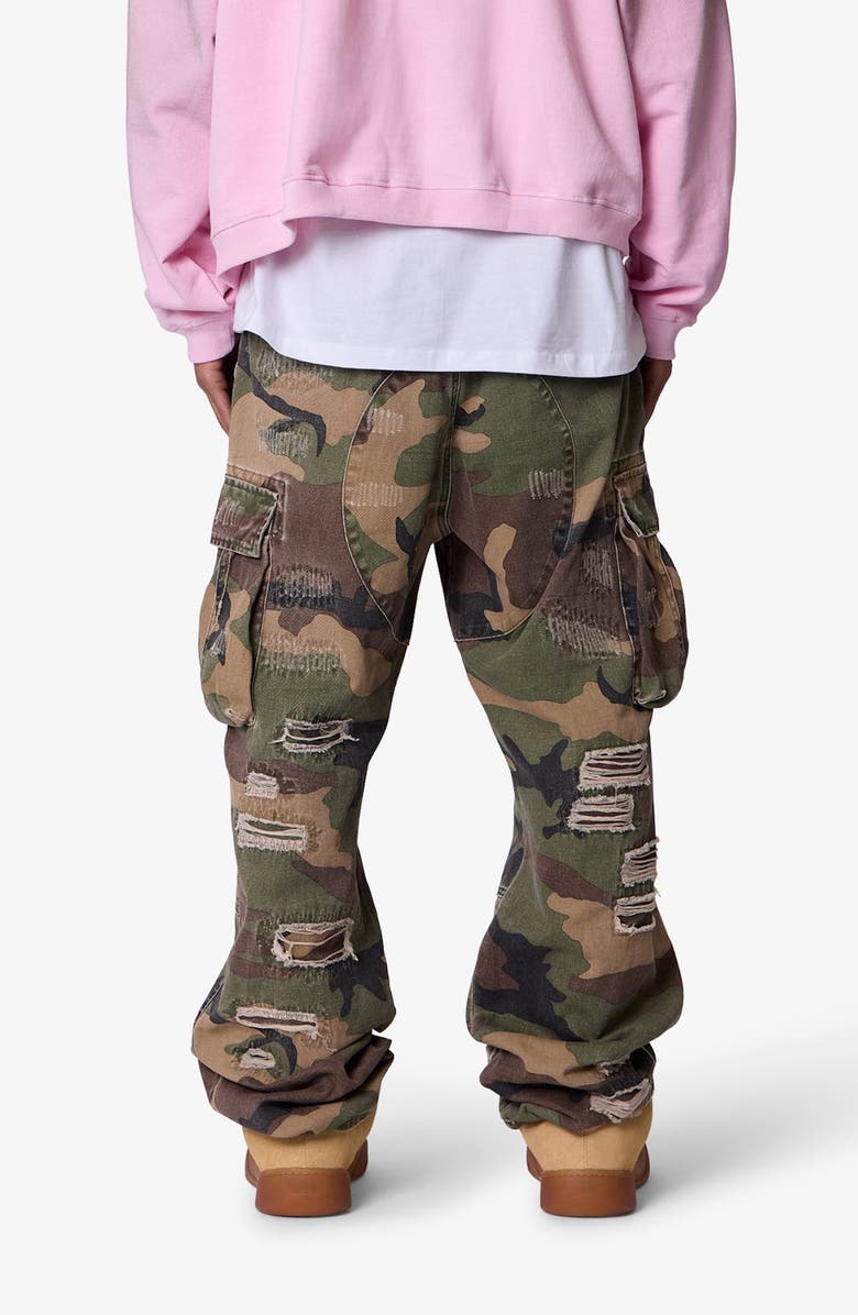 mnml Ultra Baggy Ripstop Cargo Pants, Alternate, color, Woodland Camo