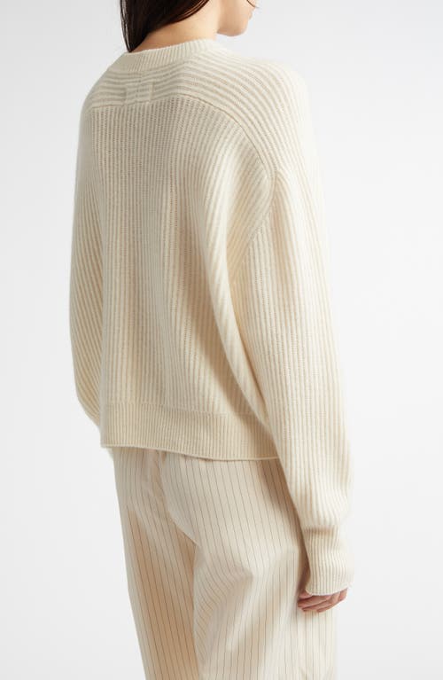 LOULOU STUDIO LOULOU DE SAISON BERENICE OVERSIZE CASHMERE RIB SWEATER