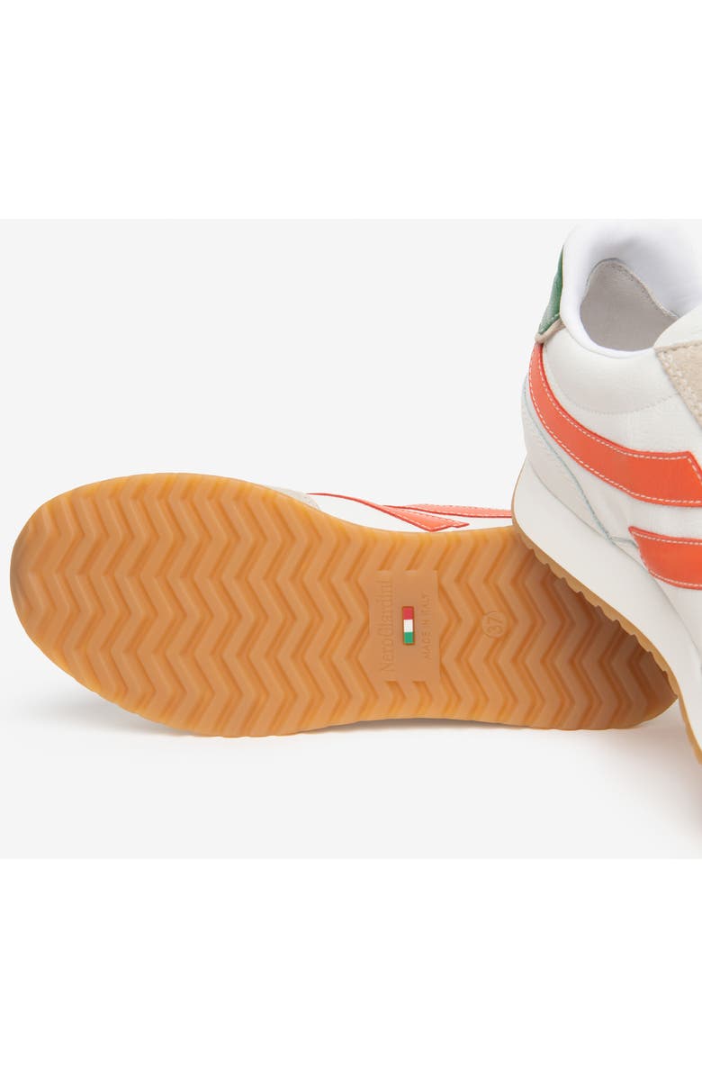 NeroGiardini Low Top Retro Sneaker, Alternate, color, White Multi