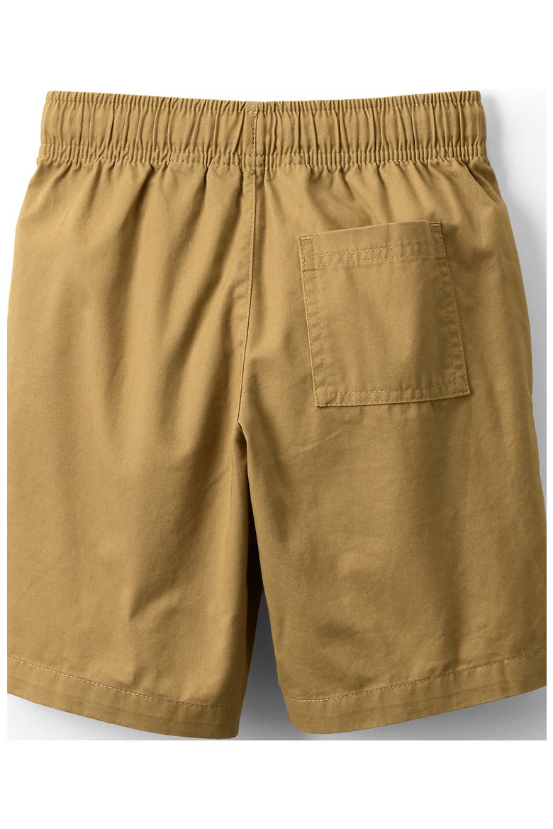 Kids Pull On Chambray Elastic Waist Shorts, Alternate, color, Gold Yellow