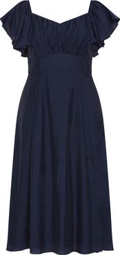 City Chic Alisa TIe Front Dress
