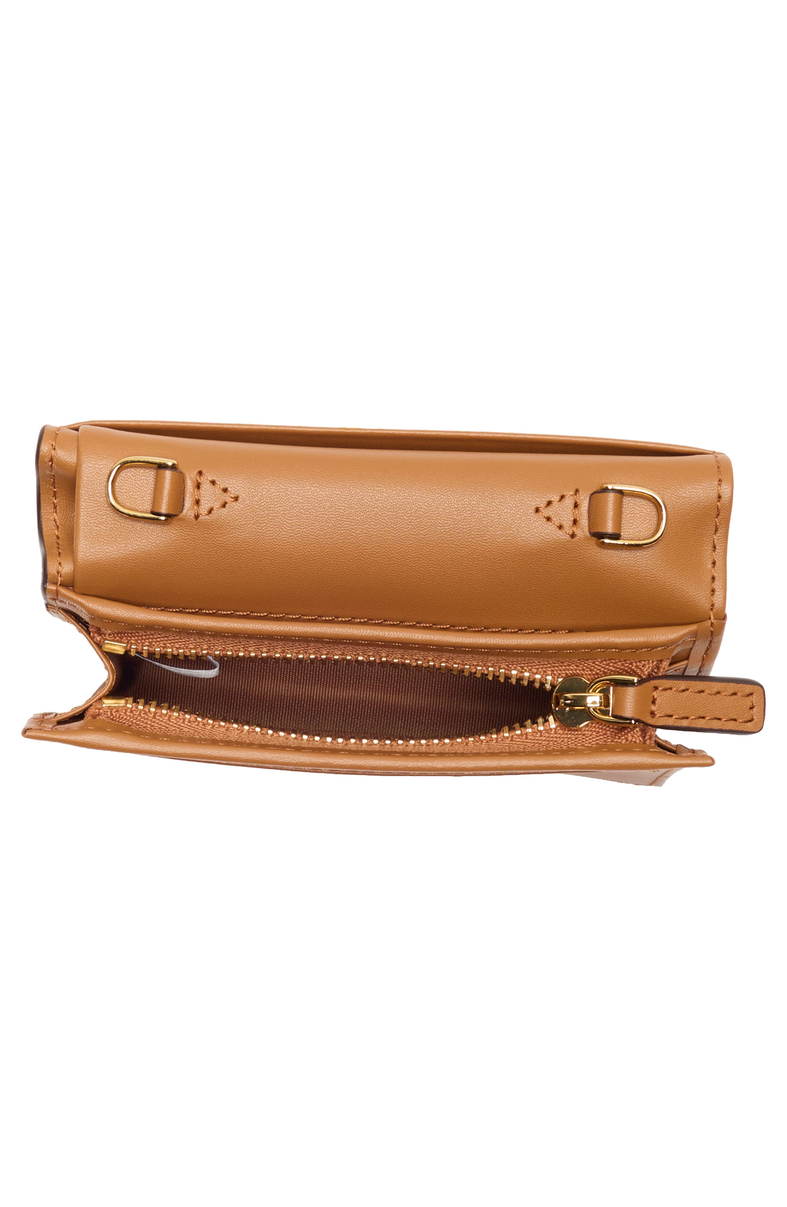 Aren Wallet on a Chain Crossbody Bag, Alternate, color, COGNAC