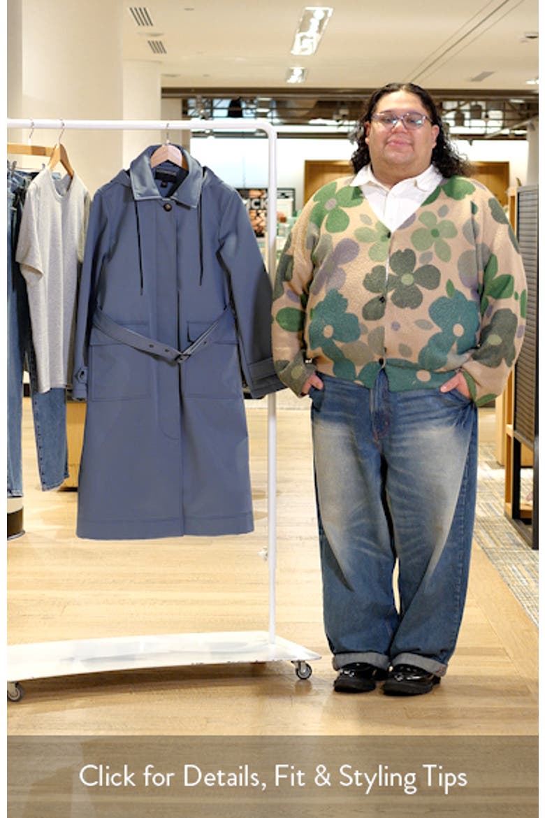Belted Hooded Raincoat video