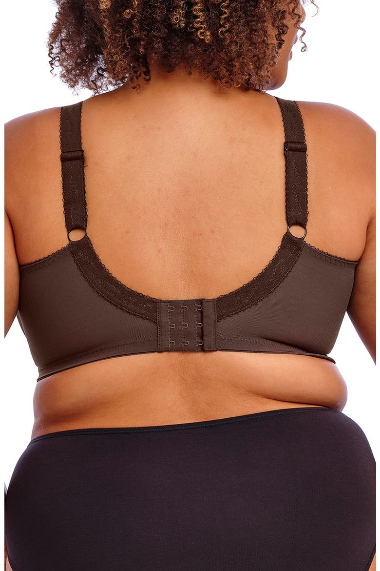 Keira Full Figure Underwire Bra, Alternate, color, CHOCOLATE