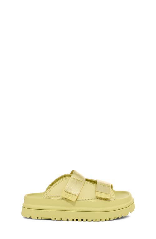 Ugg(r) Kids' Goldenglow Slide Sandal In Golden Apple